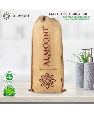 Natural Loofah Back Scrubber - Exfoliating Shower Tool for Deep Clean - Buy Online on GoSupps.com