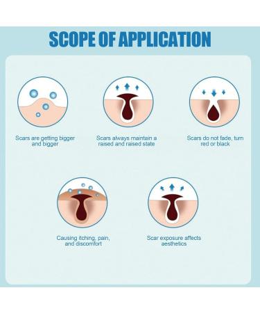 Scar Removal Gel Scar Cream Gel - 20g Tasteless Full Body Removal Gel Non-Greasy Scar Repair Cream for Old Scars - Buy Online on GoSupps.com
