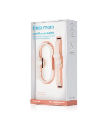Frida Mom Anti-Nausea Bands for Morning Sickness Relief 24/7 Support Through Pressure Point Therapy | 2 Bands + Storage Case - Buy Online on GoSupps.com