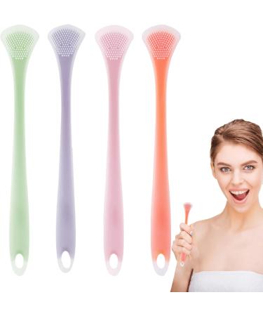 Pacienjo Tongue Brush - 4 Pack Silicone Tongue Cleaner for Fresh Breath & Healthy Oral Hygiene | International Shipping Available - Buy Online on GoSupps.com
