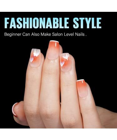 TOMICCA Extra Short Coffin Nail Tips - 360Pcs | Half Matte Soft Gel False Nails | 15 Sizes Natural Acrylic Pre-shaped | Full Cover Extension Nails - Buy Online on GoSupps.com