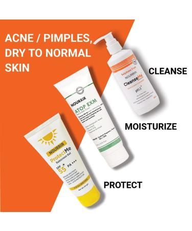 NOURRIR CleanseMe Gentle Skin Cleanser Face wash | 200 ML |All Skin Types | Enriched with Allantoin & Colloidal Oatmeal | Use with or Without Water | Soap Free - Buy Online on GoSupps.com