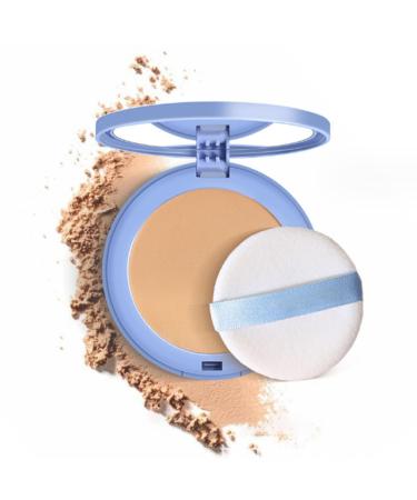 Generisch Wet and dry matte powder compact face powder anti-oil waterproof long lasting finish perfect concealer for makeup and silky soft texture