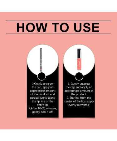  G n rique Peel-Off Lip Tint with Gloss - Nourishing Anti-Stain Plumping Effect - Long-Lasting Lightweight Easy to Apply - Coral Pink - 2-in-1 Set (7ml) - Buy Online on GoSupps.com