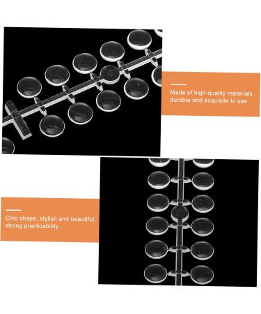 DOITOOL 8 Sets Nail Display Board Mini Nail Display Round Nail Color Plates Nail Color Display Chart Nail Tip Color Plate Nail Art Display Chart Nail Sticks 3d Plastic Template Manicure - Buy Online on GoSupps.com