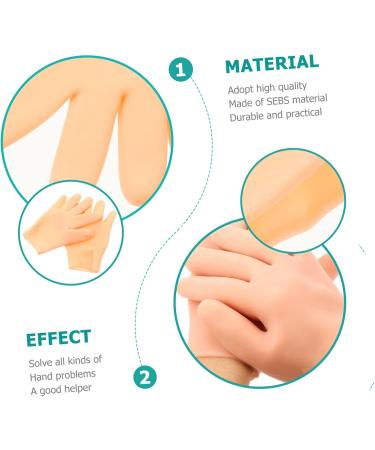 Ipetboom 1 Pair Moisturizing Gloves Night Black Gel Moisturizing Gel Mittens Hydrating Gloves Hands Care Gloves Sleeping Gloves Womens Gloves Dry Skin Care Gloves Sebs Spa Women's Cosmetic - Buy Online on GoSupps.com