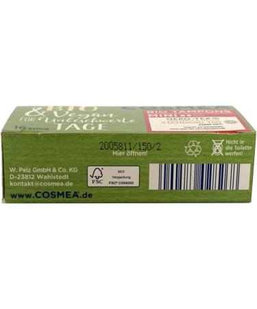 Cosmea Organic Tampons - 100% Organic Cotton Mini Size 4 Pack Safe Women's Hygiene in Harmony with Nature - Buy Online on GoSupps.com