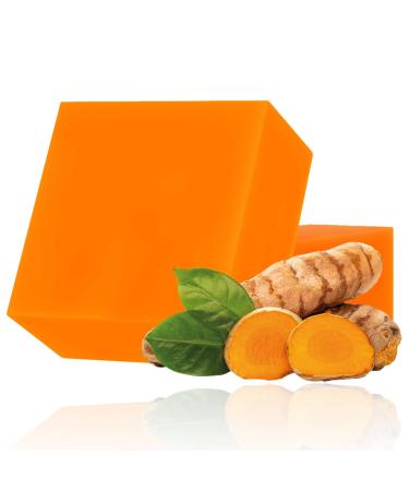 Turmeric Soap Turmeric Soap Bar Turmeric Face Bar Soap Organic Turmeric Soap Bar Turmeric Cleansing Soaps For Reduces Acne & Dull Skin Handmade Dark Spot Soap For Body