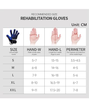 Upgrade Hand Rehabilitation Robot Gloves Finger Orthosis Adjustable Strength Rechargeable Finger Rehab Trainer for Hemiplegia Arthritis Dysfunction Recovery(Size:L Color:Left Hand) Large Left Hand - Buy Online on GoSupps.com