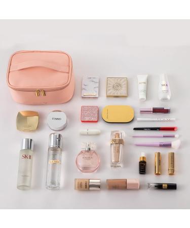 Portable Travel Makeup Bag for Women | Small Cosmetic Organizer Pouch in Tiffany Blueish Green - Buy Online on GoSupps.com