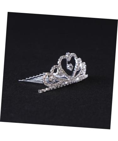 FRCOLOR Girl Combs for Prom Mini Rhinestone Hair Comb Headpiece Kids Comb Girl with Combs Kids Tiara Comb for Girls Headdress Child Crown - Buy Online on GoSupps.com