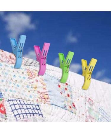 KSPOWWIN 20 Pack Jumbo Beach Towel Clips - Secure Clamp Holder for Beach Chair & Pool Chairs - Prevent Towel from Blowing Away - Buy Online on GoSupps.com