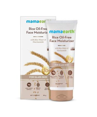 MAMAEARTH Rice Water Oil Free Face Moisturizer | 2.82 Oz/80g - Buy Online on GoSupps.com