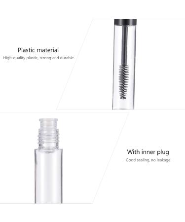 Beavorty 2 Sets Mascara Tube Funnel Toiletry Containers Mascara Clear Eyelash Wand Tube Black Plastic - Buy Online on GoSupps.com