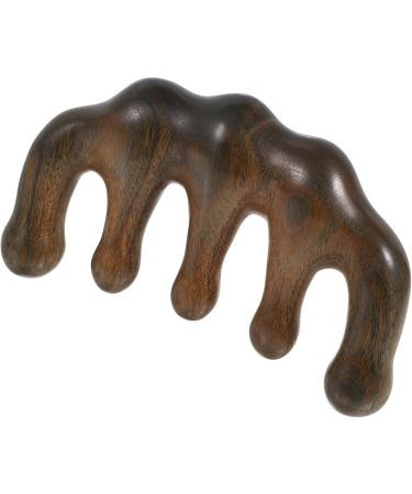 Beaupretty 4-Piece Sandalwood Comb Set - Scalp Massager & Massage Tools - Large Teeth for Soothing Relief (9.00x5.00x1.50cm) - Buy Online on GoSupps.com