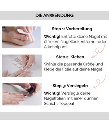 Fairy Nail Foils - Gray Nail Polish Strips & 16 Nail Stickers for Perfect Manicure at Home - International Shipping - Buy Online on GoSupps.com