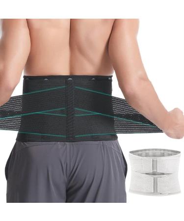 Adjustable Back Lumbar Support Belts for Pain Relief | Breathable Waist Bandage for Men & Women | XL Size for Scoliosis & Intervertebral Disc Support - Buy Online on GoSupps.com