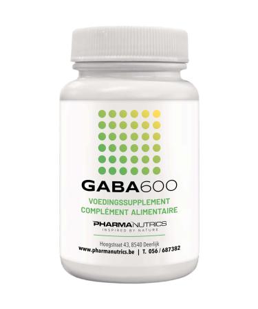 GABA 600 120 V-CAPS PHARMANUTRICS //NATUURLIJKE NEUROTRANSMITTER- ANGST- STRESS- ZENUWSTELSEL//VOEDINGSSUPPLEMENT//MADE IN BELGIUM