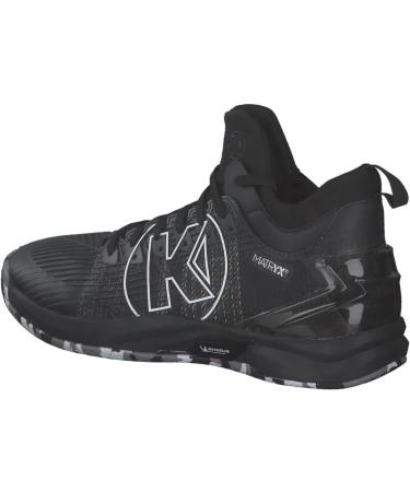 Buy Kempa Unisex Attack Mid Handball Shoe - Black | Size 48 EU | International Shipping Available - Buy Online on GoSupps.com