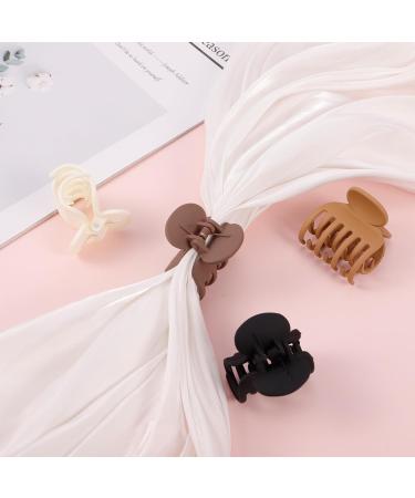 Buy Auidy_6txd Medium Claw Hair Clips - 4 Pack for Women & Girls | Ideal for Thin & Thick Hair - Durable & Stylish - Buy Online on GoSupps.com