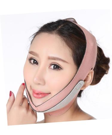 FRCOLOR 1pc chin straps chinstrap pink lifting V line slimming belt slim strap v V thin thin strap neck - Buy Online on GoSupps.com
