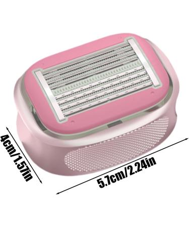 Manual Head Shaver Manual Fast Bald Hair Trimmer for Men Portable Waterproof Hair Trimmer Grooming Tool for Men Elderly Athletes Face Body Pink - Buy Online on GoSupps.com