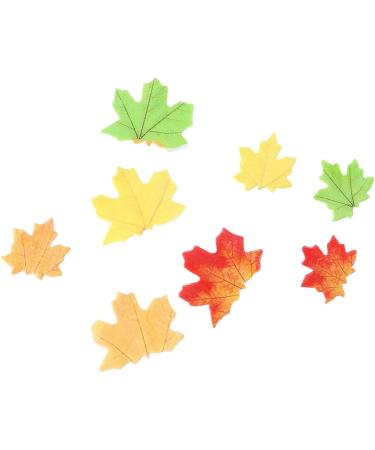 Pack of 110 Edible Maple Leaf Cupcake Toppers Maple Leaf Cake Decoration Cupcake Toppers Autumn Leaves Muffin Decoration for Thanksgiving Baby Shower Kids Birthday Party Cake Decorations 110pcs Multi Colour - Buy Online on GoSupps.com