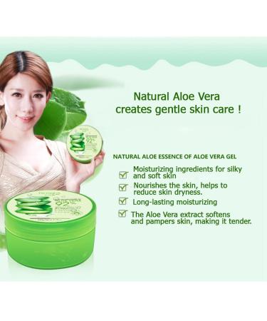 BIOAQUA 92% Aloe Vera Extracts Hydrating Acne Spot Removing Face Night Cream Replenishment Soothing Long lasting Gel 3x220g 22.3 fl.oz 7.43 Fl Oz (Pack of 3) - Buy Online on GoSupps.com