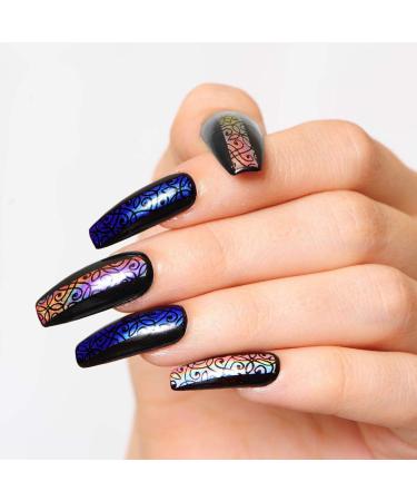 R.MODE Metallic Nail Stamping Polish Set - 5 Pigmented Bottles for DIY Nail Art - Buy Online on GoSupps.com