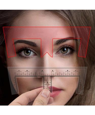 FOMIYES 10pcs Eyebrow Design Ruler Diy Eyebrow Stencil Measuring Shaper Tool Brow Ruler Drawing Tool Make up - Buy Online on GoSupps.com