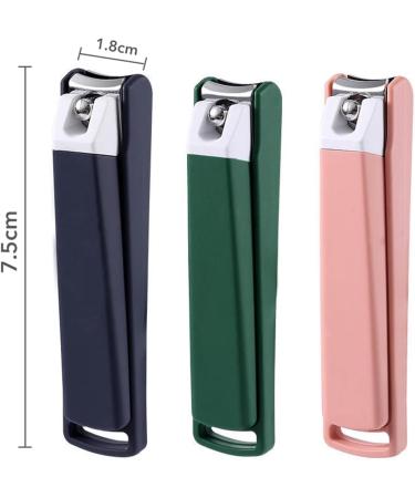 HCHGJKN Nail Clippers Nail Clippers With StorageBox Fingernail Toenail Trimmer Manicure Cutter Cuticle Scissors Accessories Pedicure Tool Professional(Pink) - Buy Online on GoSupps.com