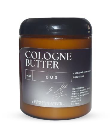8.4 Fl. oz OUD | Nourishing Scented Body Butter for Men & Women | Hydrating & Long-Lasting Fragrance with Oud Rose & Warm Woods | Amber Glass Jar OUD 8.4 Fl Oz (Pack of 1)