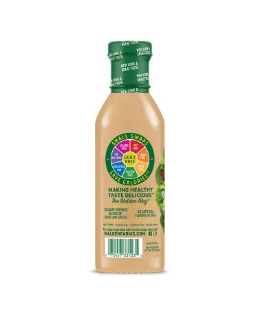 Walden Farms Pear White Balsamic Vinaigrette Dressing 12 oz - Sugar Free, 0g Net Carbs, Sweet & Tangy Salad Topping - Buy Online on GoSupps.com