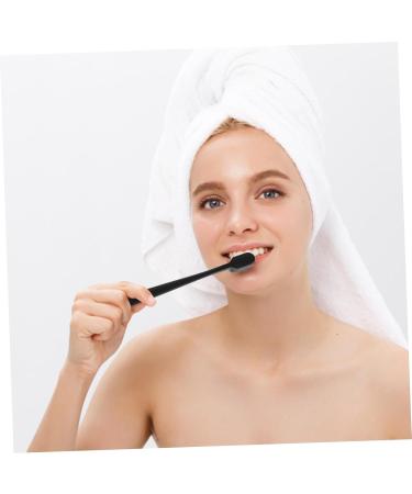 Oatipho Soft Bristle Toothbrush Set - 4 Pcs Travel & Household Ideal for Adults & Kids Black - Buy Online on GoSupps.com