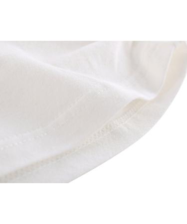 ZUMIY Maternity Nursing Top - Women's Cotton V Neck Ruched Waist Double Layered Tank - White - Buy Online on GoSupps.com