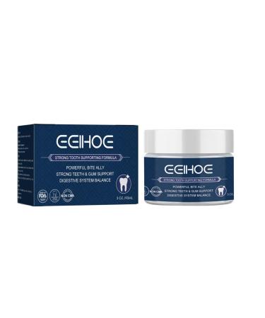 Tooth Powder, Remineralizing Tooth Powder for Teeth and Gums, Natural Teeth Whitening Powder Effective Remover Stains from Coffee, Smoking, Refreshing Mint Flavor, 3 Oz (M, 1PC)