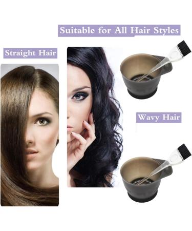 Hair Dye Brush Professional Salon Hair Coloring Dyeing Kit Hair Dye Color Brush and Bowl Set Dye Brush Mixing Bowl for Hair Tint Dying Coloring Applicator Grey Hair Dye Kit Gray - Buy Online on GoSupps.com