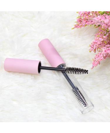GTHER 10PCS 10ML Empty Mascara Tube Bottle - DIY Eyelash Growth Oil Container Set with Wand, Inserts, Funnels, Cap - Matte Pink - Buy Online on GoSupps.com