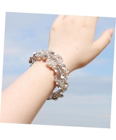Shop Hapinary Rhinestone Tennis Bracelet - Elegant Stretchable Crystal Jewelry for Women & Brides - Buy Online on GoSupps.com