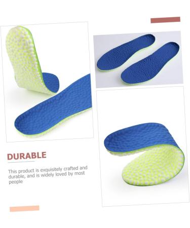Beaupretty Sports Insoles - Comfortable Foaming Inserts for Men & Women | Sweat-Absorbing Shoe Insoles - 27x9.8cm Blue - Buy Online on GoSupps.com