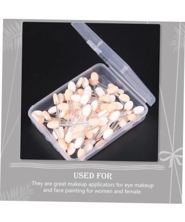 FOMIYES 120pcs Double Ended Eye Shadow Stick Makeup Brush Dual-side Eyeshadow Tool Woman Sponge - Buy Online on GoSupps.com