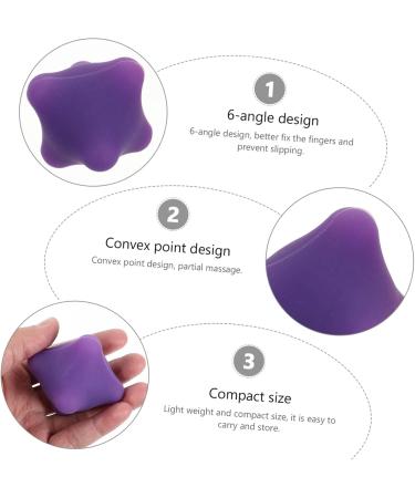 Frcolor 4-Piece Hex-Grip Myofascial Release Massage Balls - Silicone Hand Muscle Squeezer & Trigger Point Self-Massage Stress Balls (Medium 2 Colors) - Buy Online on GoSupps.com