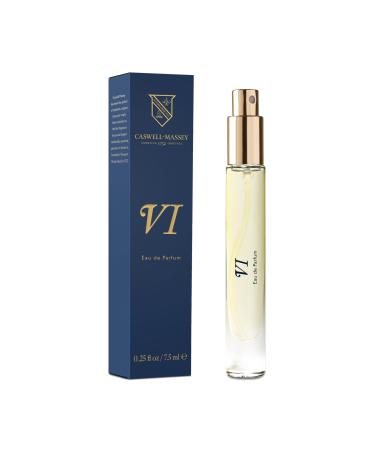 Caswell-Massey Number Six Eau de Parfum Citrus Woody Lavender Mini Cologne for Men Travel Size 0.25 Fl Oz Number Six 0.25 Fl Oz (Pack of 1)