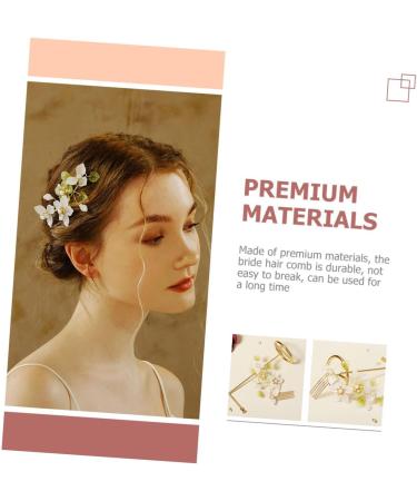 Housoutil Flower Comb Hair Comb Wedding Hair Decor Hair Combs for Women Accessories Wedding Hair Comb Bride Hair Accessory Flower Bride Hair Comb Hair Deyer Metal Mori Department Bridesmaid - Buy Online on GoSupps.com