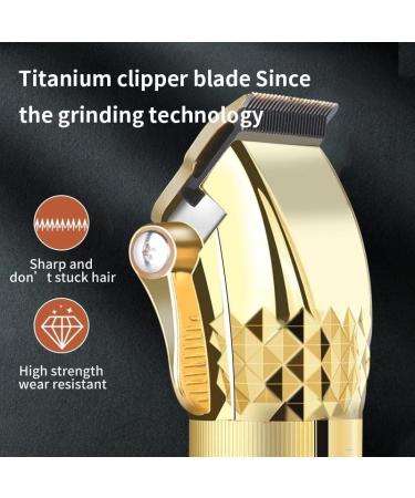7200PRM Hair Clippers for Men - USB Rechargeable Electric Trimmer with LCD Display | Silver Metal Hair Clippers - Buy Online on GoSupps.com