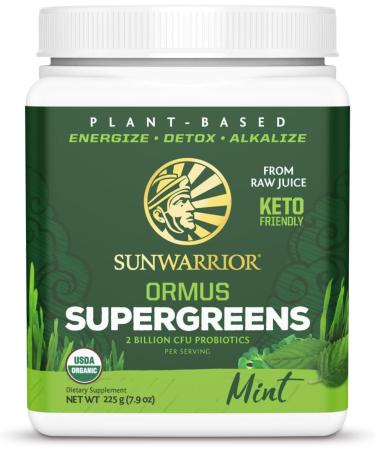 Organic Greens Powder Superfood Complex | Organic Super Greens Powder from Raw Juice with Probiotics Moringa Leaf & Electrolyte Minerals | Vegan Non-GMO No Added Sugar (Mint 45 Servings) Mint 7.88 Ounce (Pack of 1) - Buy Online on GoSupps.com