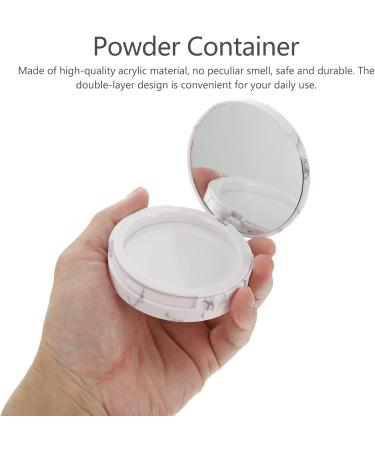 FOMIYES 4 Pcs Storage Box Cosmetic Cases for Traveling Loose Powder Empty Powder Case Powder Puff Holder 7.4X7.4X1.85CMx2pcs Assorted Colorx2pcs - Buy Online on GoSupps.com