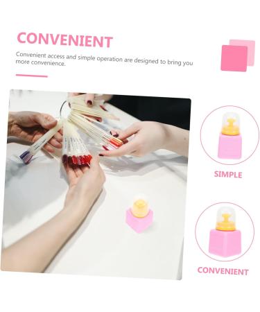 Ipetboom 1pc Squeeze Bottle Makeup Remover Bottle Nail Polish Remover Bottle Nail Color Remover Dispenser Nail Polish Dispenser Pump Nail Alcohol Supplies Pink Liquid Plastic Abs 10x5.3cm Pink - Buy Online on GoSupps.com