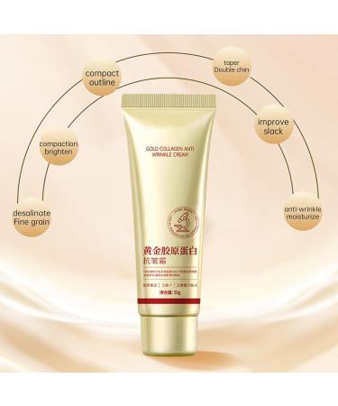 Gold Collagen Anti-Wrinkle Cream 50g Gold Collagen Cream Gold And Collagen Anti-Wrinkle Cream Anti-Wrinkle Moisturizing Face Cream Anti Wrinkle Cream for Women Collagen Face Cream (1) - Buy Online on GoSupps.com