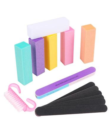 Beavorty 1 Nail Files Emery Boards Buffer Sanding Block Nail Polish Buffer Acrylic Nail Files Nail File for Natural Nails Professional Nail File Nail Art Supplies Manicure Miss 18X2cm